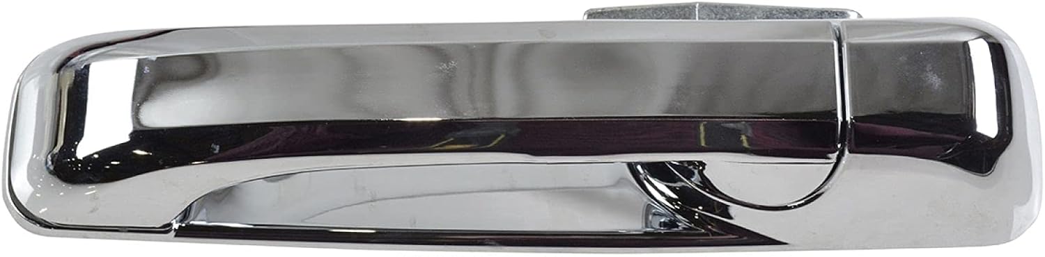TRQ Rear Left Exterior Door Handle Chrome for Dodge Ram 1500