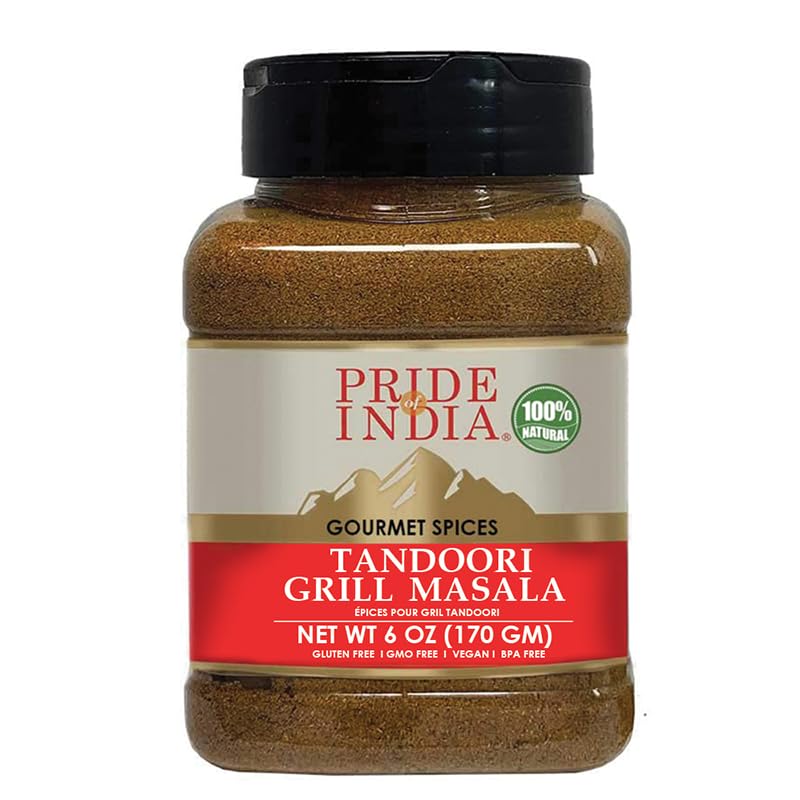 Pride of India Tandoori Grill Masala Pack of 6 for Cooking