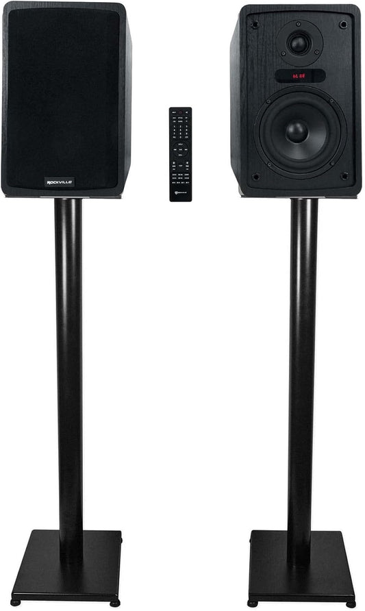 Rockville ELITE-5B Powered Bookshelf Speakers: Rich Audio Quality