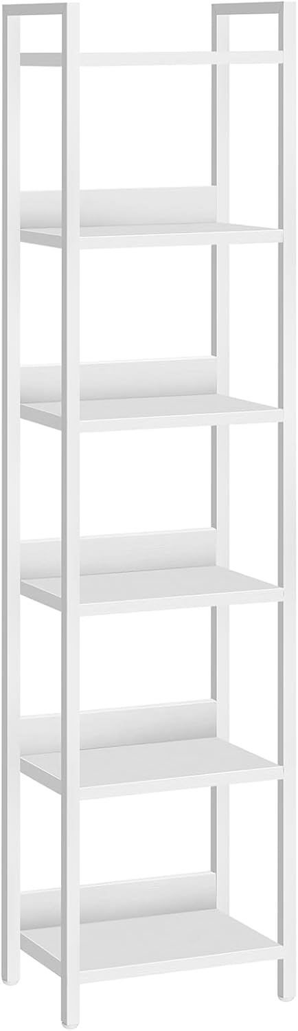 6-Tier Bookcase for Small Spaces - Stylish Storage Solution