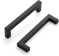 Ravinte 50 Pack Matte Black Cabinet Handles 5 in Hole Center - Modern