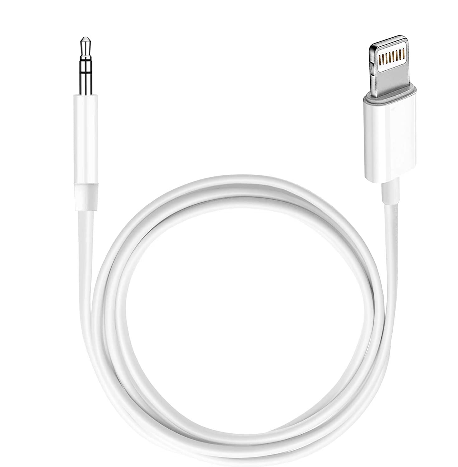 Apple MFi Certified Lightning AUX Cable - Seamless iPhone Audio