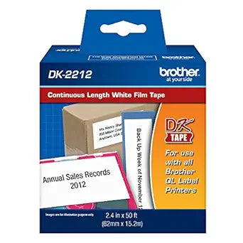 Brother Continuous Length Film Label Roll for Versatile Labeling