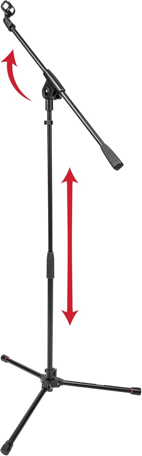 Gator Frameworks Lightweight Tripod Mic Stand with Boom Arm