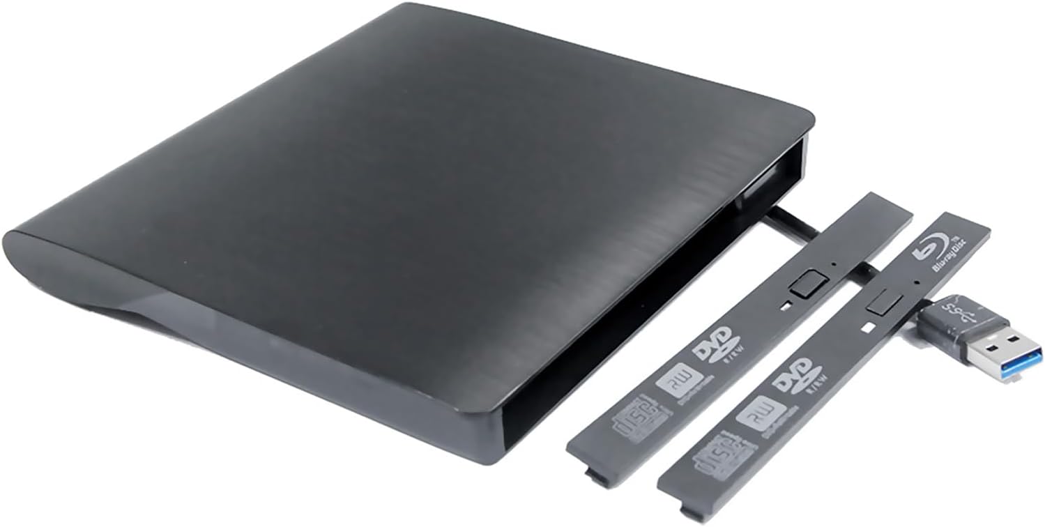 Portable USB 3.0 Disc Drive Enclosure: Burn CDs Anywhere