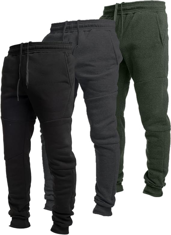 Ultra Performance Joggers for Men - Fleece Active Tech 3 Pack