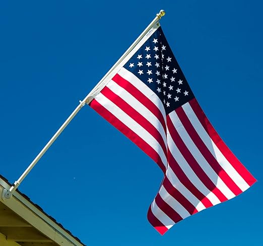 Flag Pole Kit with Tangle Free Design for Home or Business