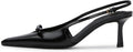 Mattiventon Slingback Heels Kitten Heels Pointed Toe - Elegant Daily 6