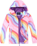 Kids Waterproof Rain Jackets for Boys Girls - Lightweight Fleece Lined
