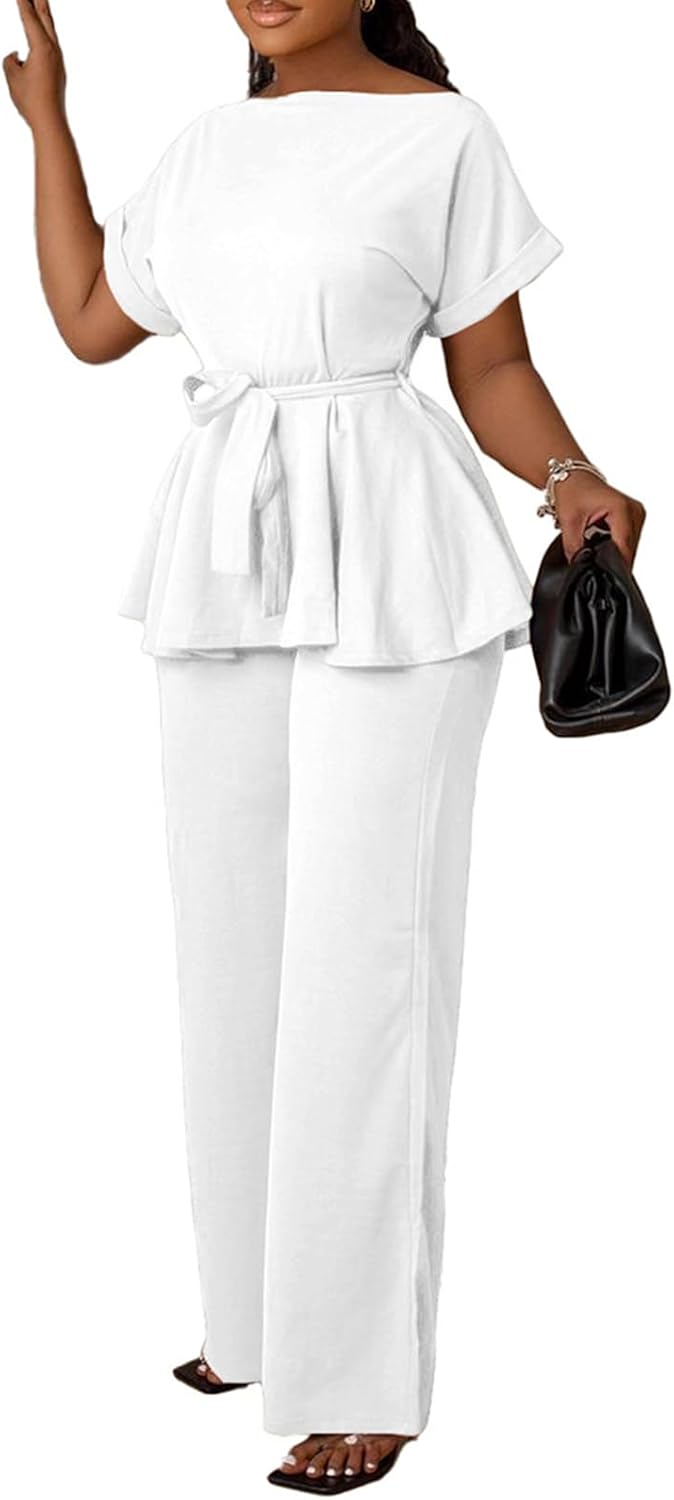 Women's 2 Piece Outfits Suit Set for Business and Casual Wear