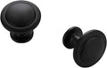 Matte Black Cabinet Knobs 30 Pack 1-1/4 in - Modern Disc Pulls