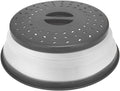 BLACK Microwave Food Cover Splatter Guard - Compressible Vent Lid