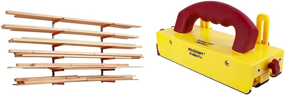 Bora Wood Organizer and Lumber Storage Rack for Indoor Use