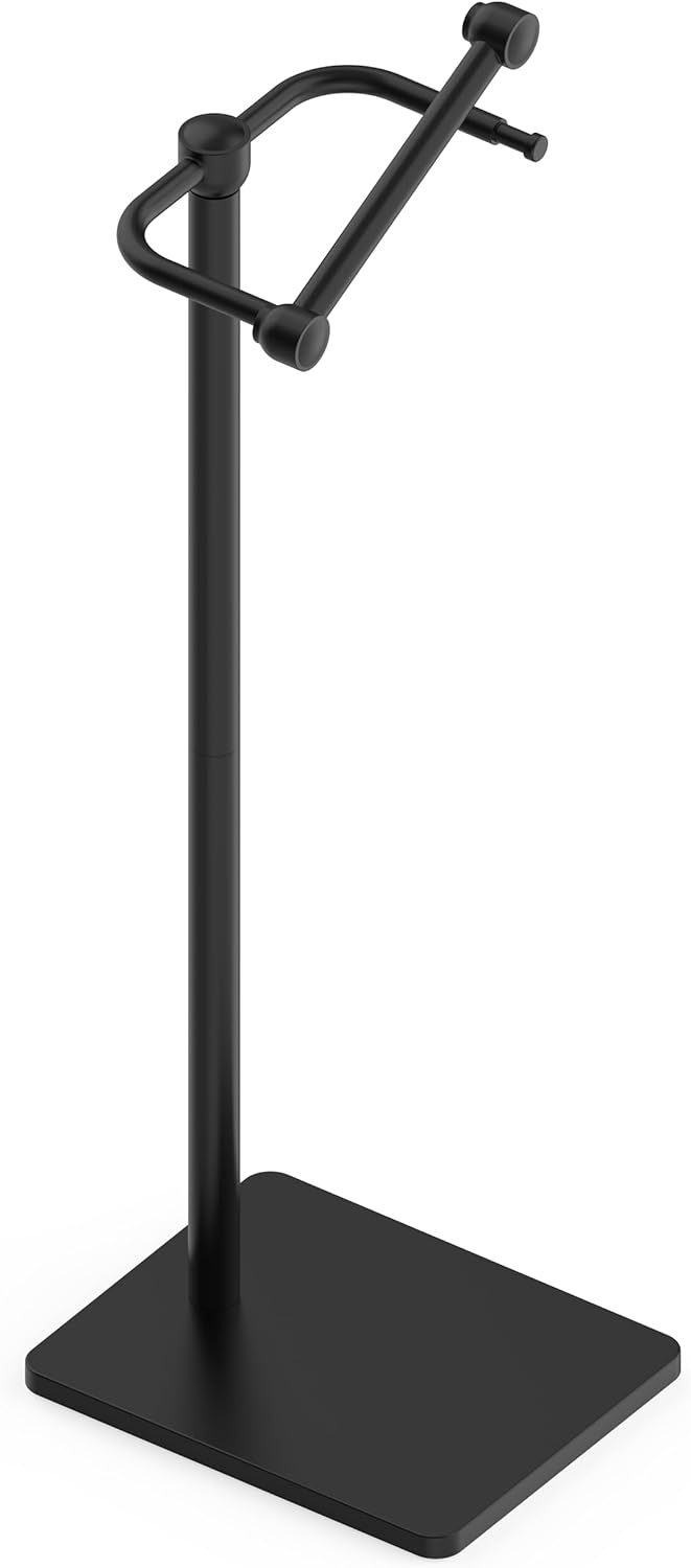 RUACQ Toilet Paper Holder Stand with Pivoting Design and Stability