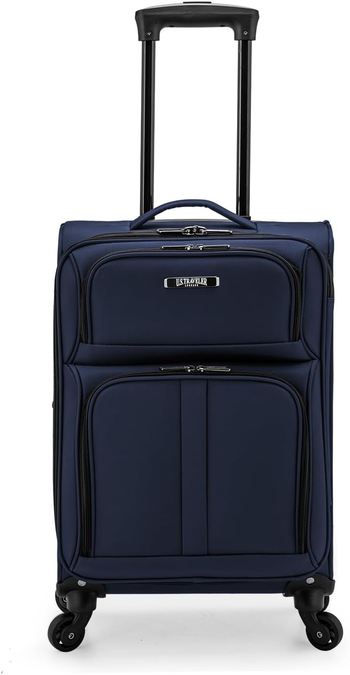 Durable Expandable Travel Suitcase with 4 Spinner Wheels