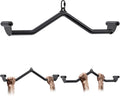 LAT Pull Down Bar Cable Attachment V-Bar Rowing Set - Durable Home Gym