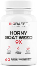 Horny Goat Weed Pills for Men - Boost Energy & Blood Flow