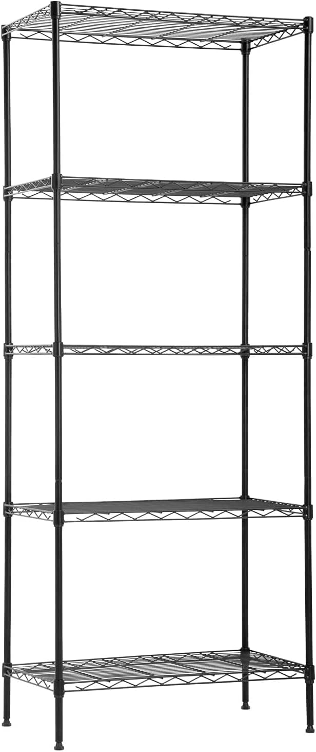 Heavy Duty Wire Rack Storage Unit for Kitchen and Office Use
