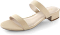 Ankis Women Black White Nude Clear Heels Sandals - Comfortable 1 in