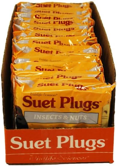 Wildlife Sciences Suet Plugs for Attracting Birds - 48 Pack