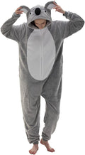 COSUSKET Snug Fit Unisex Koala Onesie Pajamas - Cozy Flannel Sleepwear
