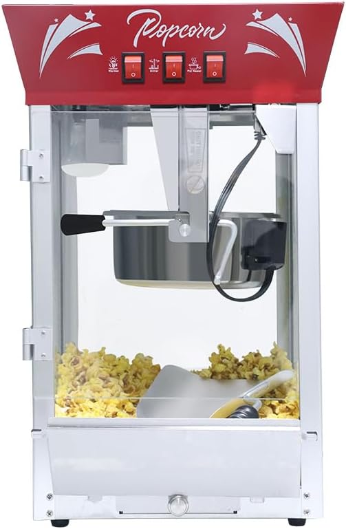 12oz Commercial Popcorn Maker: Fast & Flawless Popping!