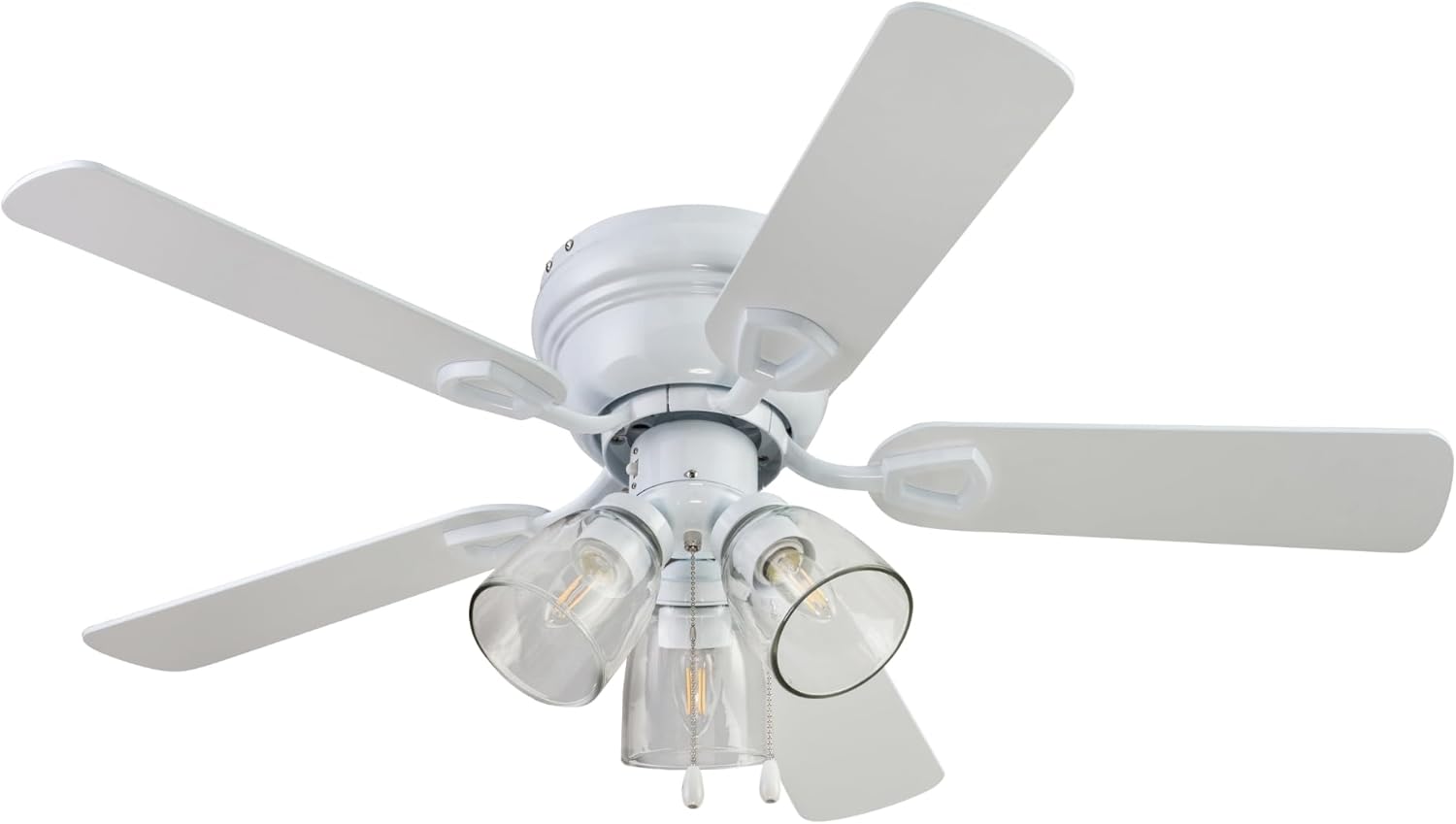 Portage Bay 42 Inch White Indoor Ceiling Fan with 3 Lights