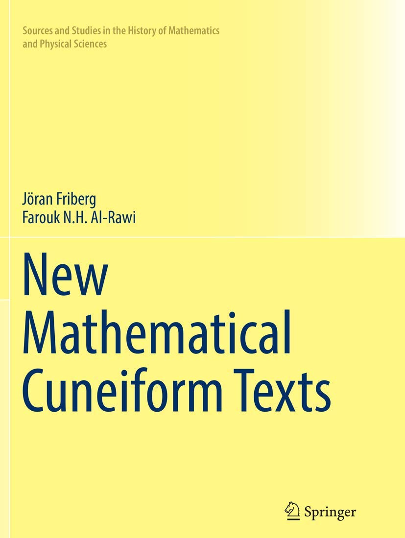 New Mathematical Cuneiform Texts: A Deep Dive into Ancient Math