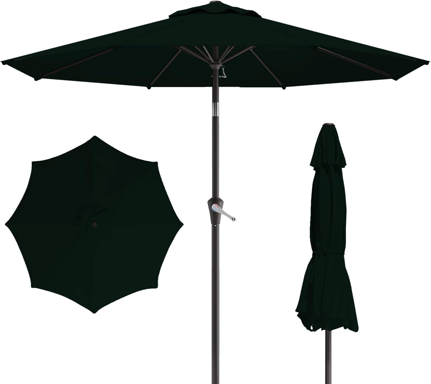 10FT Patio Umbrella with Push Button Tilt for Outdoor Spaces