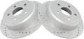 Rear Performance Brake Rotors Set for 2007-18 Jeep Wrangler - G-Coated
