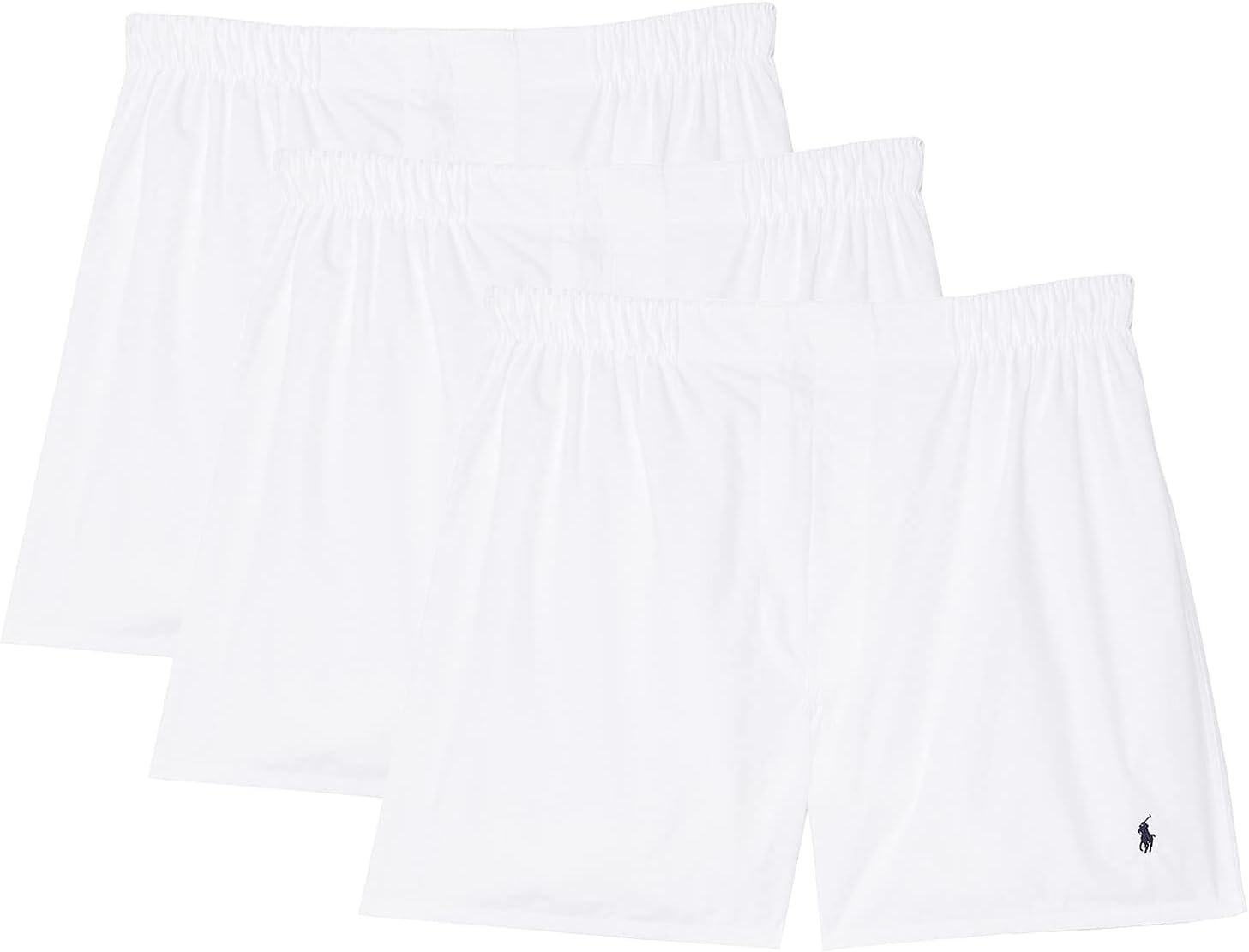 POLO RALPH LAUREN Men's Classic Fit Cotton Woven Boxers 3-Pack