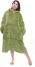 Miss Mila Wearable Blanket Hoodie Extra Long for Adults - Cozy, Giant