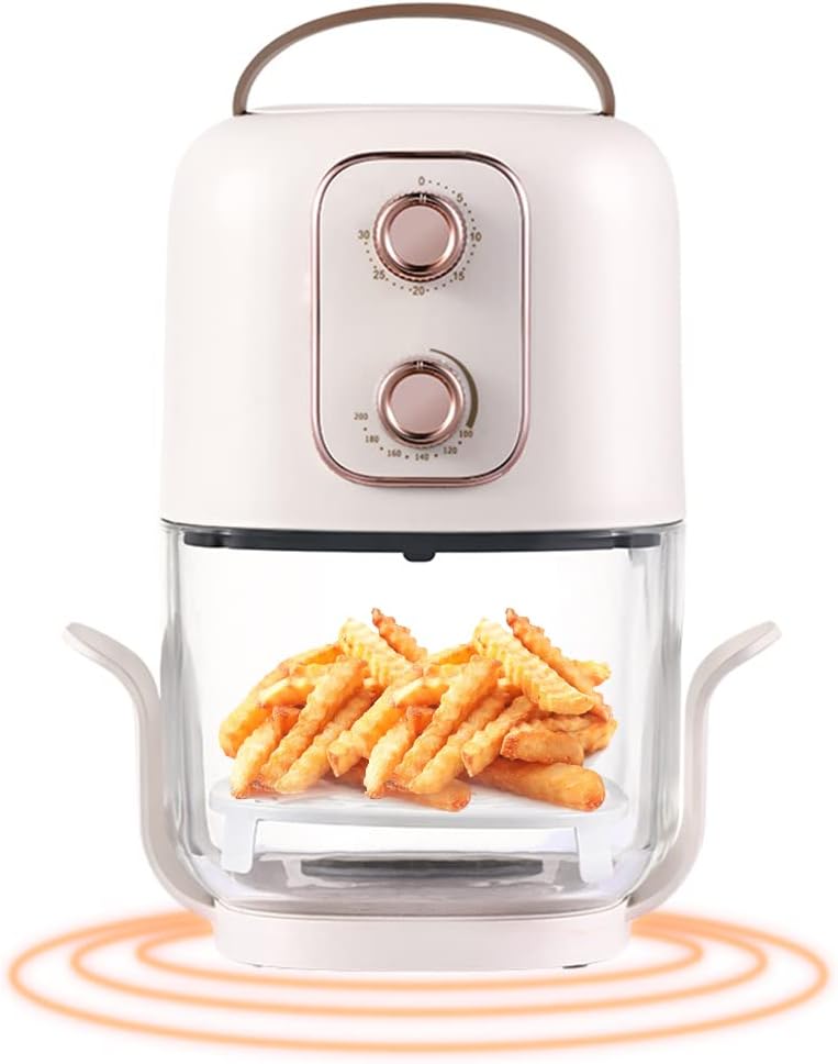 WOOLALA 360 Glass Air Fryer - Oil-Free Cooking