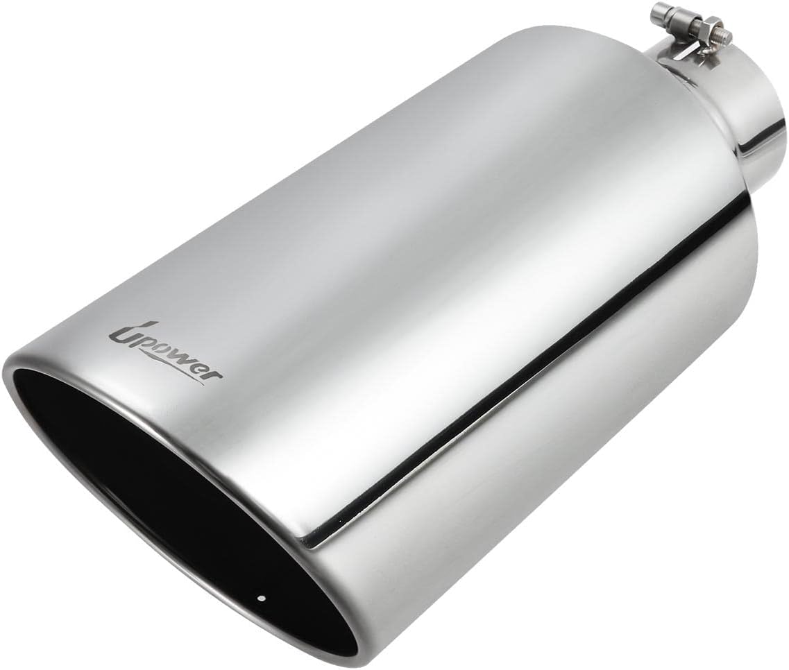 Upower 4 to 8 Inch Exhaust Tip for Trucks and Cars - Durable Design