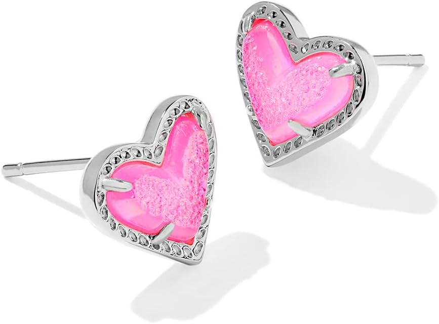 Kendra Scott Ari Heart Stud Earrings: Romantic Fashion Jewelry