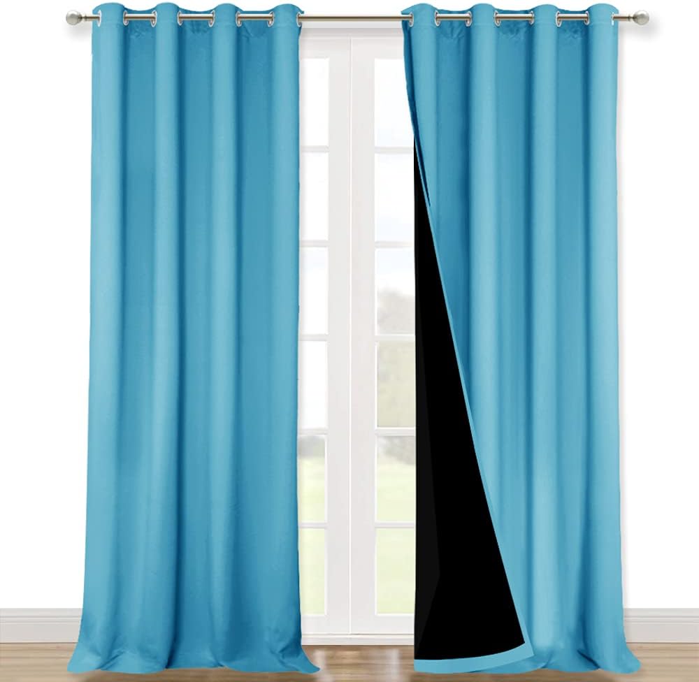 NICETOWN 100% Blackout Blinds for Large Patio Sliding Door