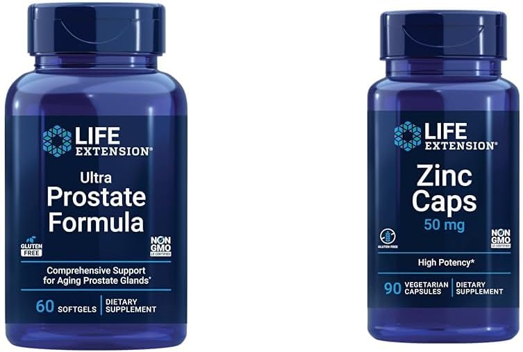 Ultra Prostate Formula & Zinc Caps for Comprehensive Support