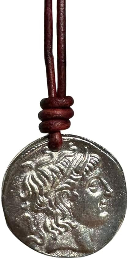 Alexander The Great Necklace - Antique Greek Coin Pendant Gift