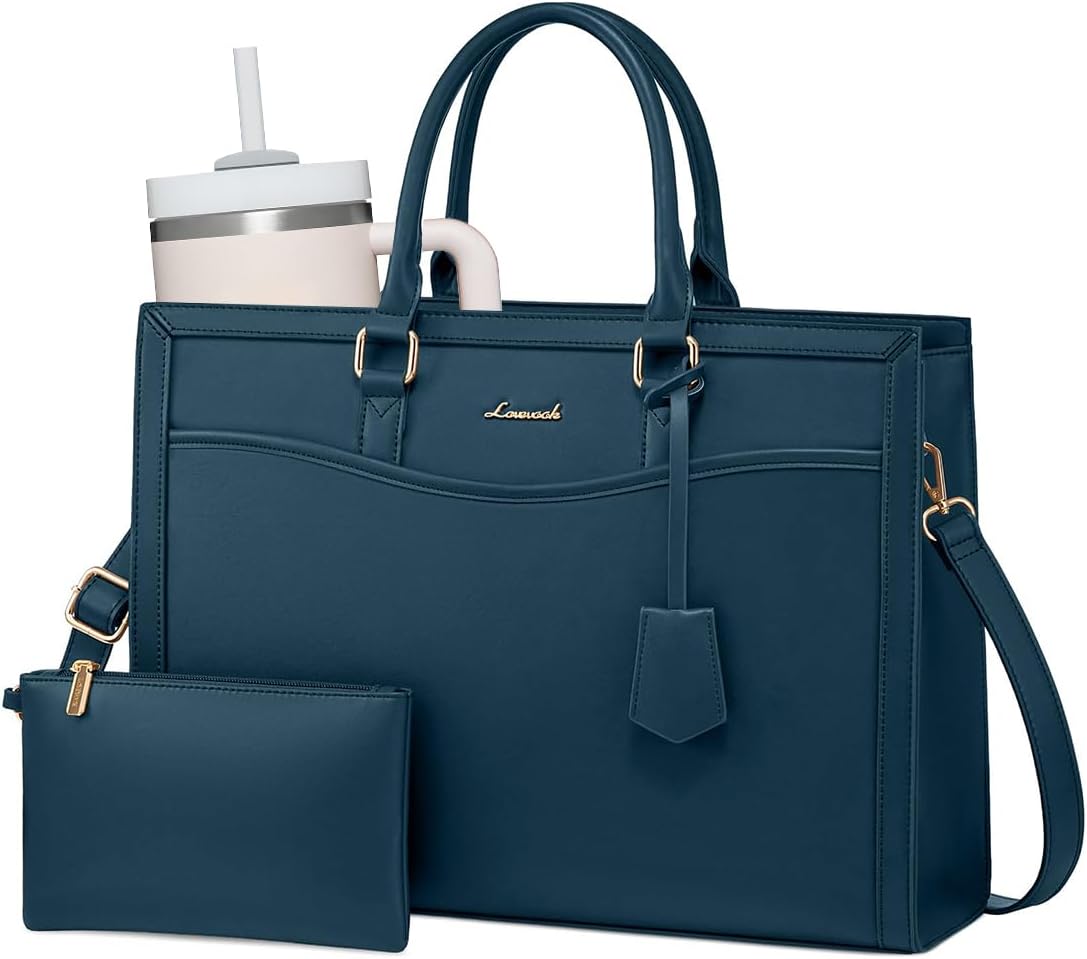 LOVEVOOK Laptop Tote Bag for Women - Stylish Work Briefcase