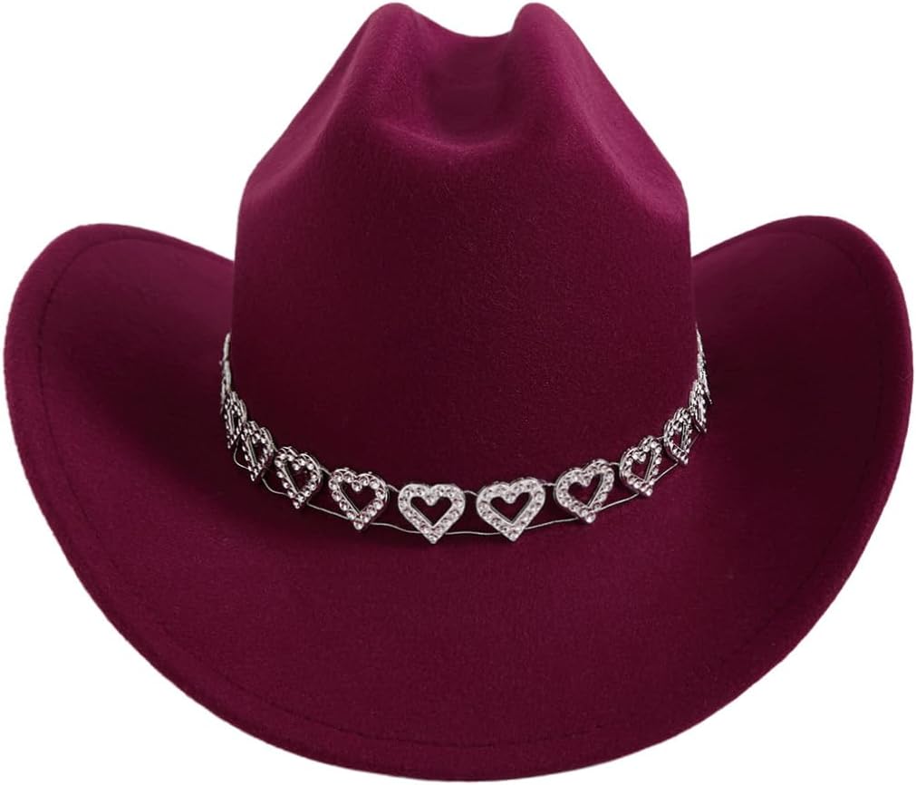 Stylish Western Cowboy Hat with Rhinestone Decor for All Occasions