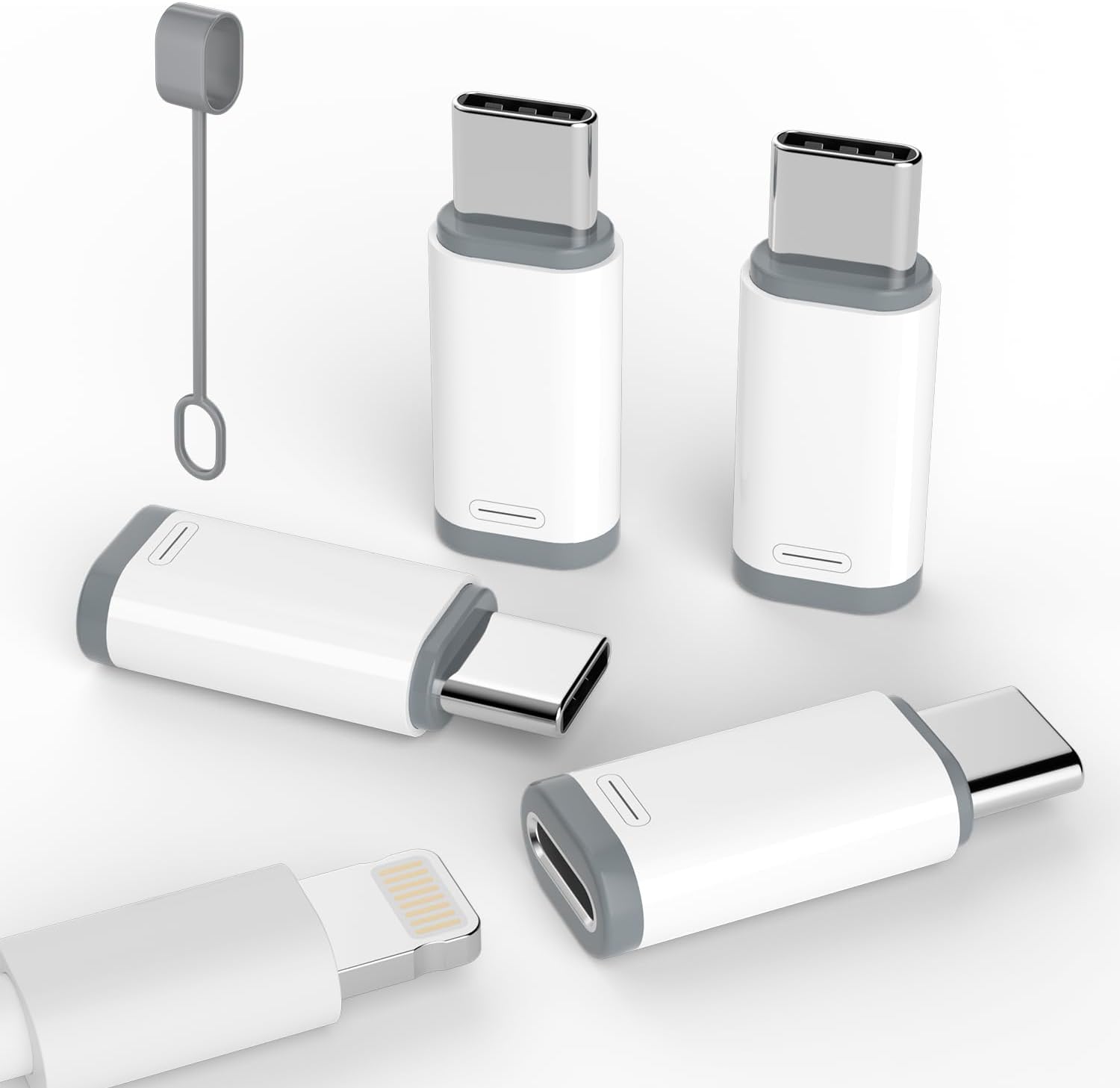 Fast Charge Lightning to USB C Adapter Set - Thousover