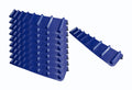 V Shaped Edge Guard 8in x 8in x 48in Blue Corner Protectors 10 Pack