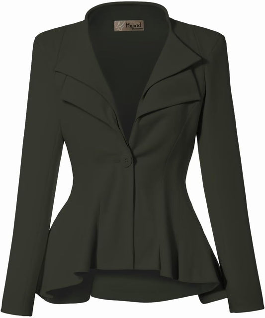 Hybrid Women's Casual Work Blazer for Stylish Office Wear
