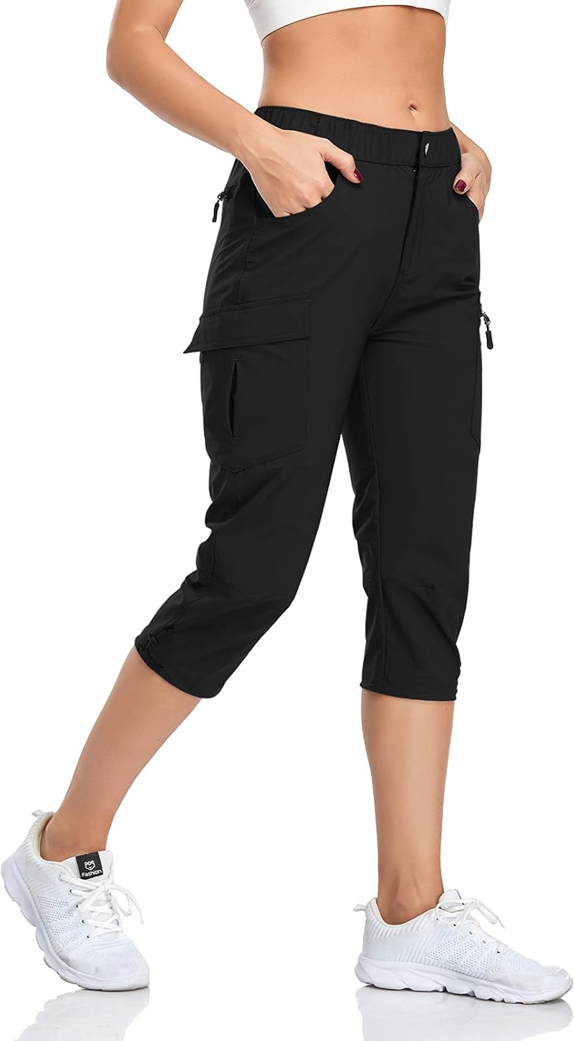 GymBrave Women's Hiking Cargo Pants for Outdoor Adventures