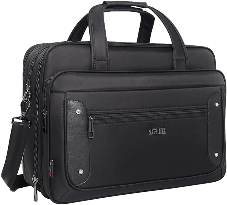 Large Briefcases For Men Canvas Tote Bag Laptop Case Work Bags
