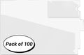 Center Tab Vinyl Outguides Letter Size - Durable Filing Outguides
