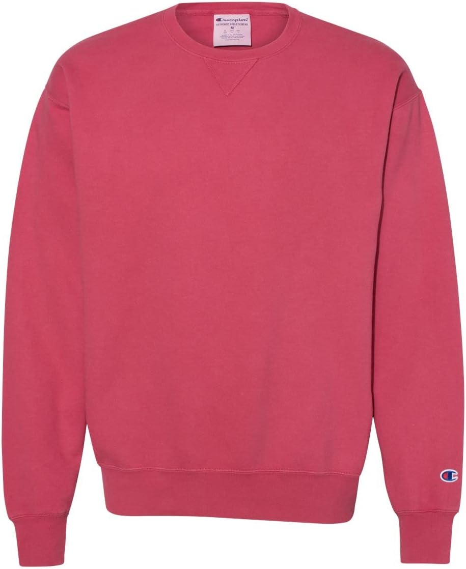 Champion Crimson Sweatshirt - Garment Dyed Comfort - Size S