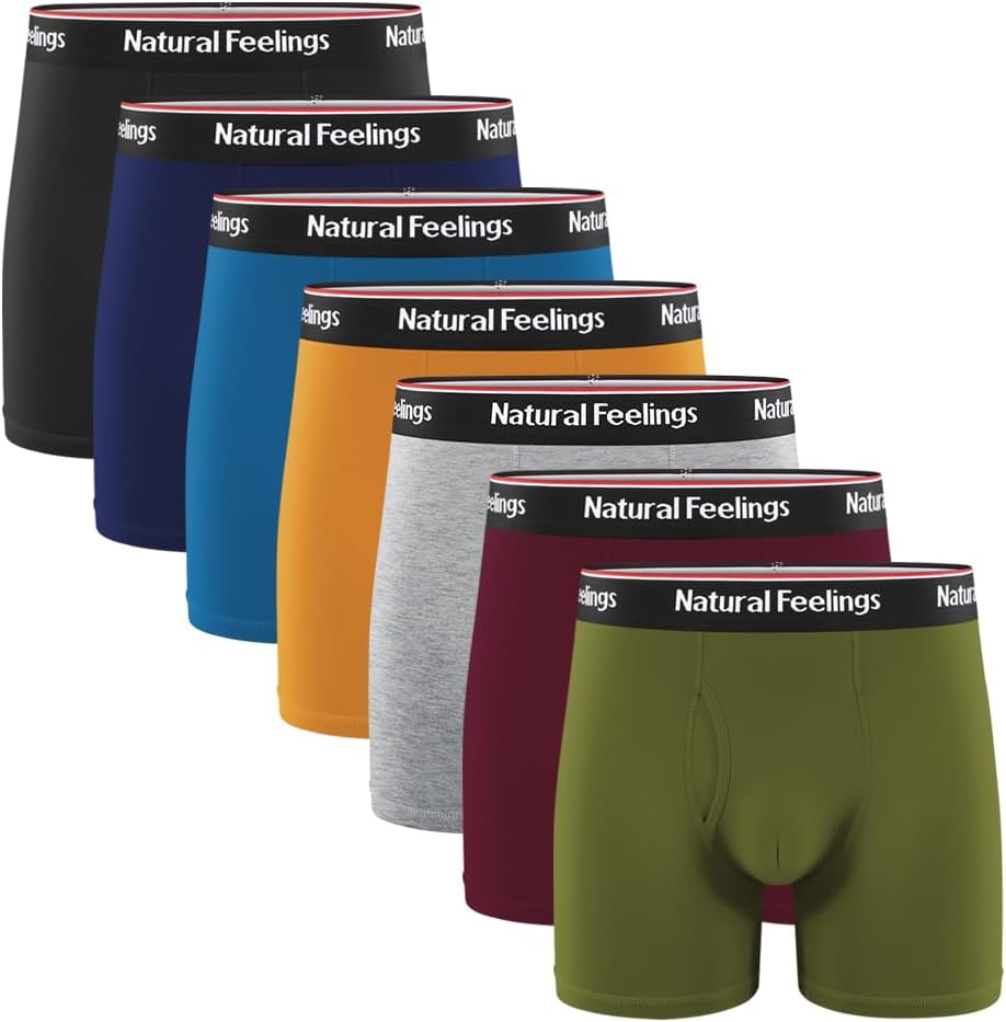 Natural Feelings Boxer Briefs for Men - Soft Cotton Comfort
