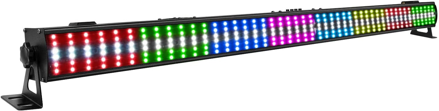 LED Stage Light Bar - 100W 288LEDs RGBW DJ Light Bar for Events