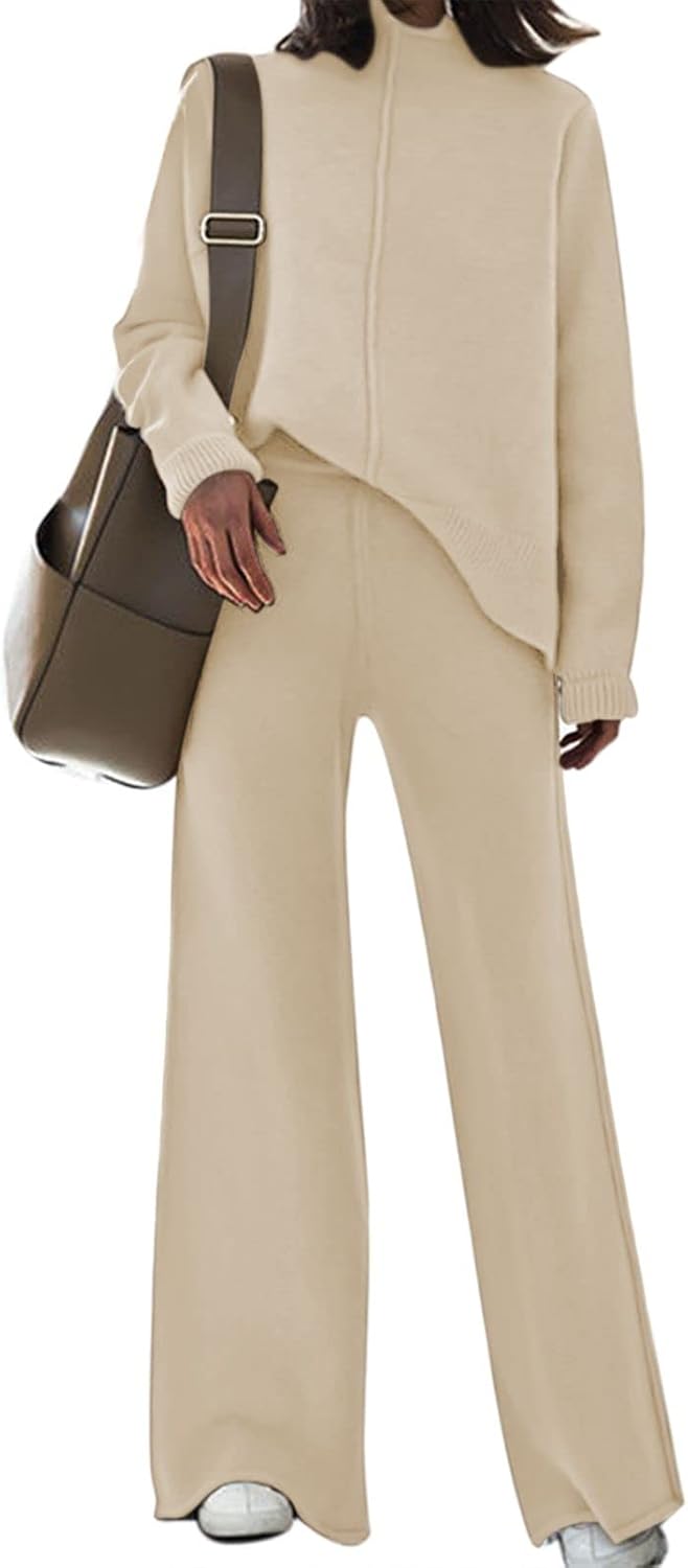 Viottiset Women's 2 Piece Outfits Sweater Set for All Seasons